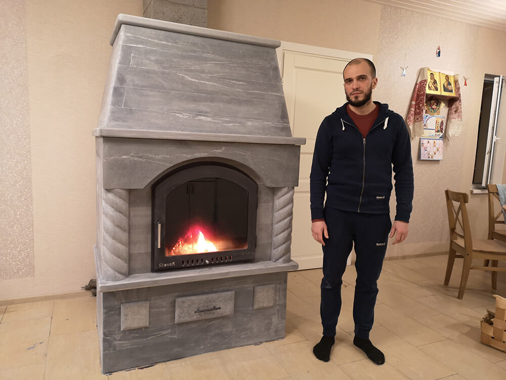 Печь из талькомагнезита