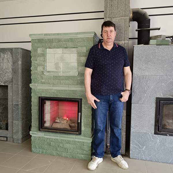 Печь из талькомагнезита
